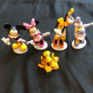 Mickey Minnie and Friends cake toppers or toys